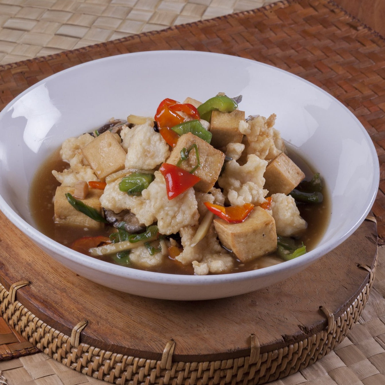 Fish Fillet with Tofu Tray